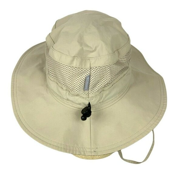 Columbia Bora Bora II Booney Hat Unisex Packable Sun Protection Beige Adjustable - Picture 3 of 9